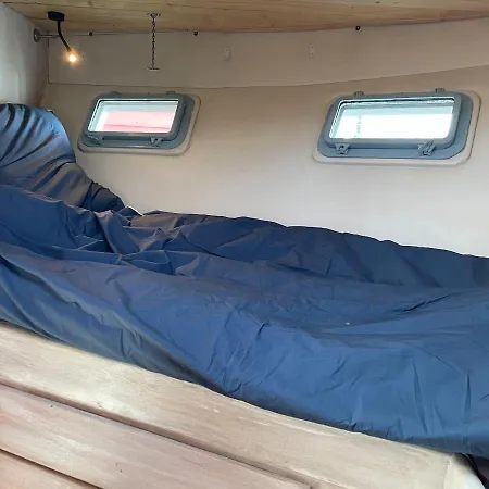 Bunte Hausboot